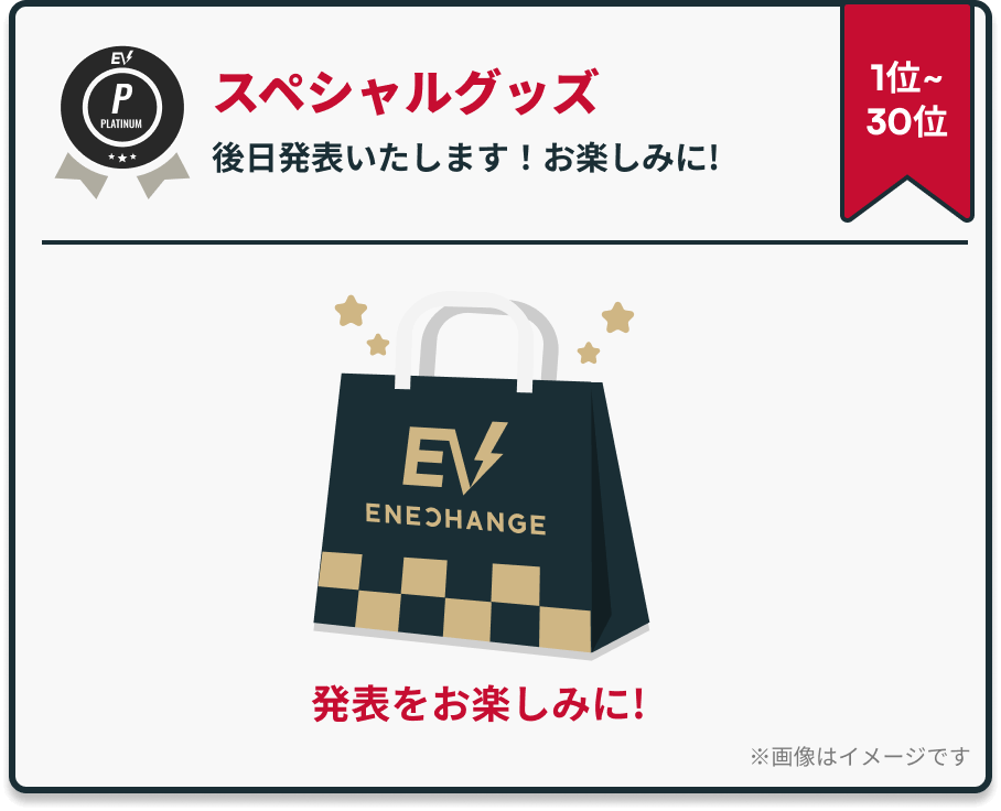 スペシャルグッズ 後日発表いたします！お楽しみに！